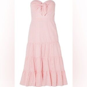 J. Crew Pink Strapless Dress